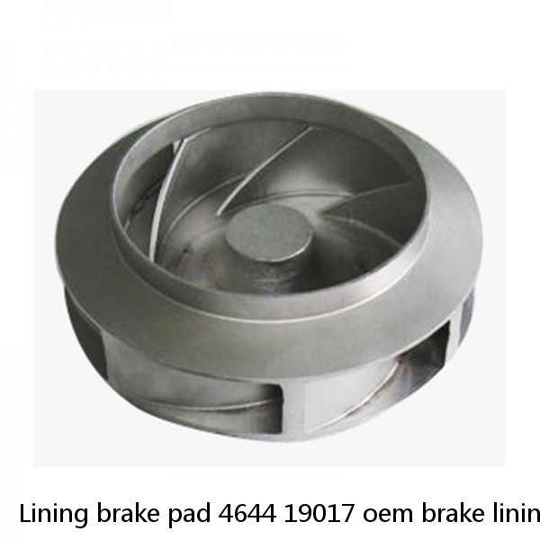 Lining brake pad 4644 19017 oem brake lining #1 image